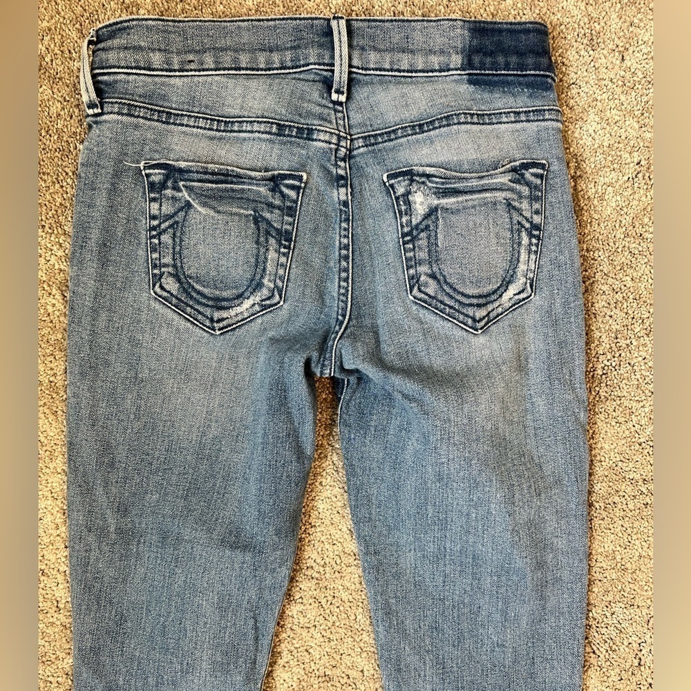 True Religion Women’s Casey Super Skinny Low Rise Jean - Picture 10 of 13